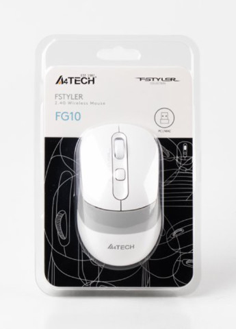 Мышь беспроводная A4Tech fg10 (white) (138665990)