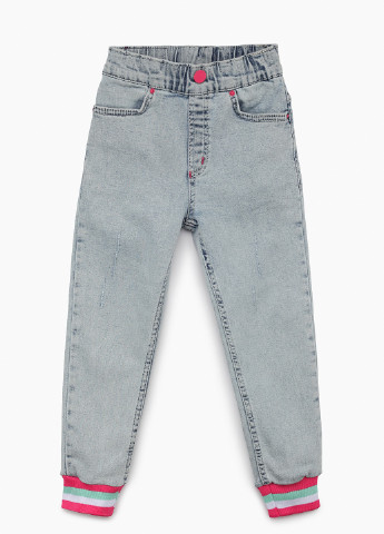 Голубые демисезонные джинсы Redpolo