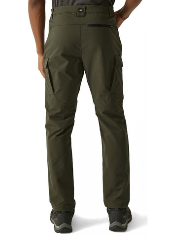 Хаки кэжуал зимние зауженные брюки Regatta