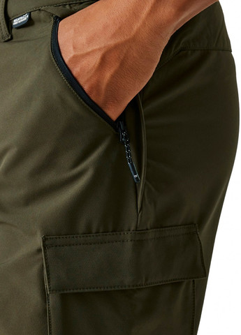 Хаки кэжуал зимние зауженные брюки Regatta