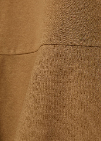 Темно-бежевая кэжуал однотонная юбка H&M годе