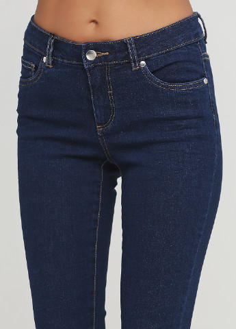 Темно-синие демисезонные укороченные, скинни джинсы B.C. Best Connections