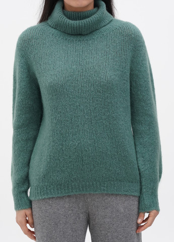 Зеленый зимний свитер Made in Italy