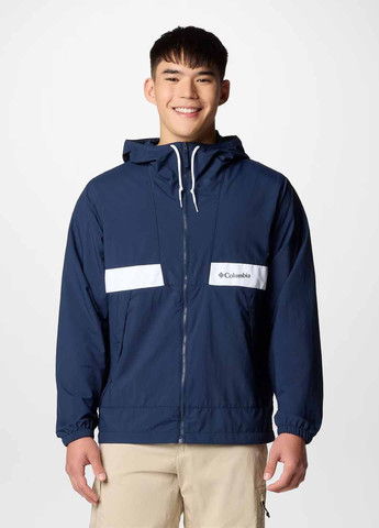 Синяя демисезонная ветровка Columbia