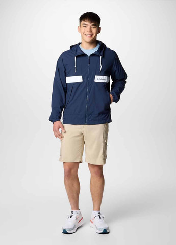 Синяя демисезонная ветровка Columbia