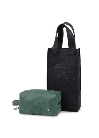 Шкіряна косметичка 18х10х7 см Grande Pelle (252415265)