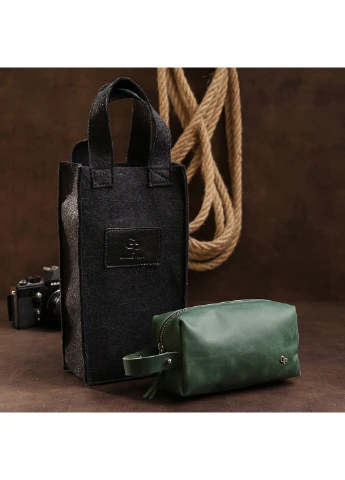 Шкіряна косметичка 18х10х7 см Grande Pelle (252415265)