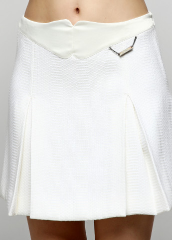 Белая кэжуал однотонная юбка Exte мини