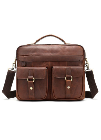 Мужская кожаная сумка 34х29х7,5 см Vintage (229459424)