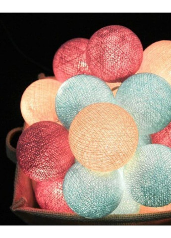 Тайская гирлянда CBL Rosy&Blue 20 шт, 3.7 м Cotton Ball Lights 1373 (252643981)