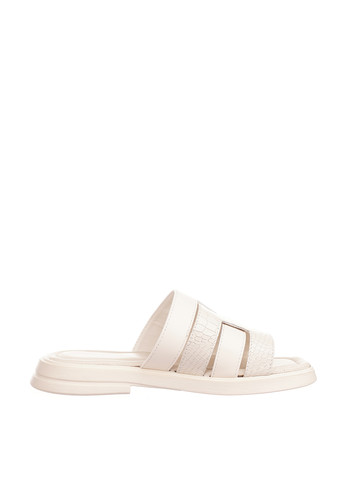 Бежевые шлепанцы Bizoni с тиснением