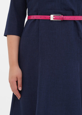 Темно-синее кэжуал платье клеш Laura Bettini однотонное