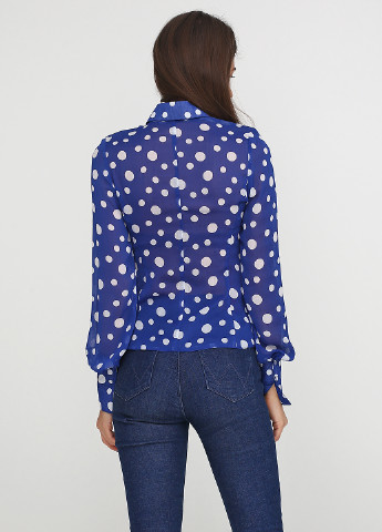 Синяя демисезонная блуза PUBLIC&PRIVATE by Madame Cherie