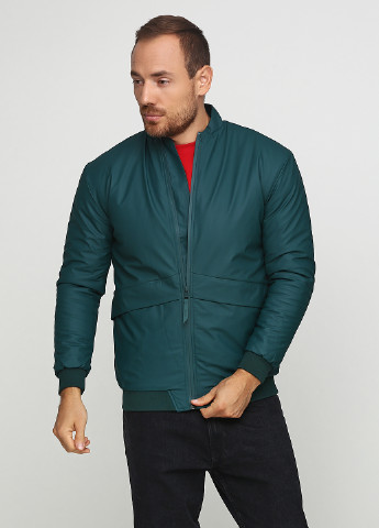 Зеленая демисезонная куртка Rains
