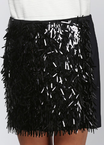 Черная кэжуал однотонная юбка DKNY