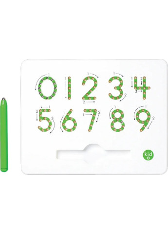 Ігровий набір Магнітна дошка для вивчення цифр від 0 до 9 (10347) Kid O (254065173)