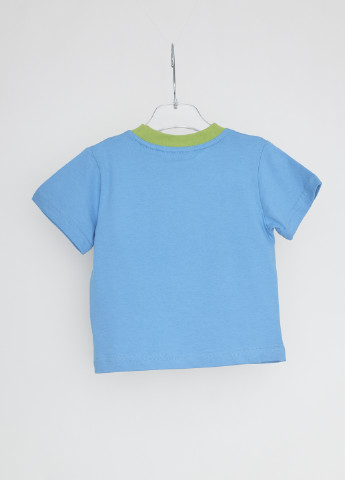 Голубая летняя футболка Mandarino