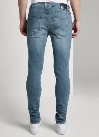 Синие демисезонные скинни джинсы Tom Tailor
