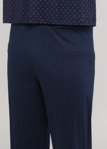 Темно-синий демисезонный комплект (рубашка, брюки) Calida