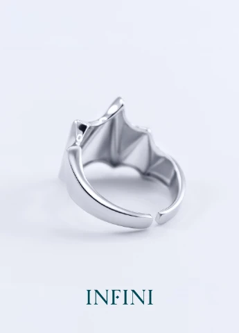 Кольцо серебряное Infini стилет (223348397)