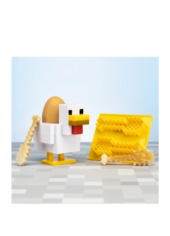 Набор посуды Minecraft - Chicken Egg Cup and Toast Cutter BDP Paladone (219907504)