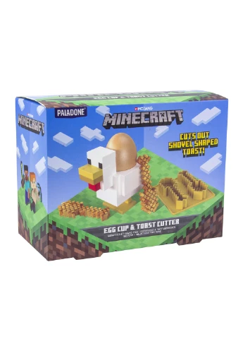 Набор посуды Minecraft - Chicken Egg Cup and Toast Cutter BDP Paladone (219907504)