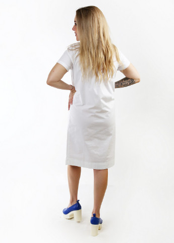 Білий кежуал сукня Stefanel однотонна
