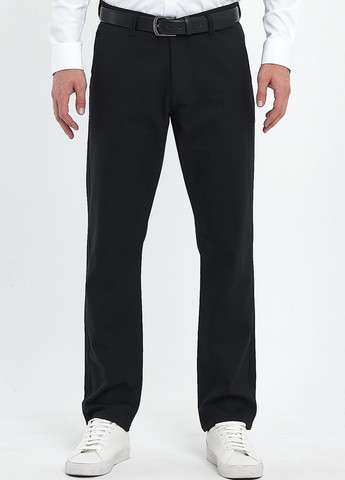 Черные кэжуал демисезонные зауженные, классические брюки Trend Collection