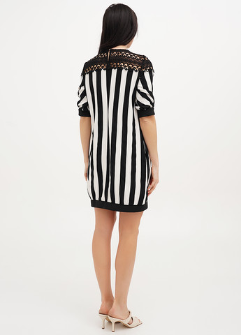 Комбинированное кэжуал платье Vicolo в полоску