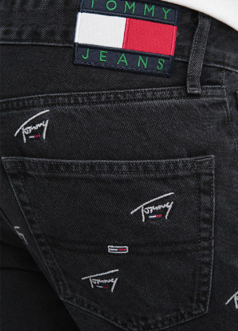 Черные демисезонные зауженные, укороченные джинсы Tommy Hilfiger