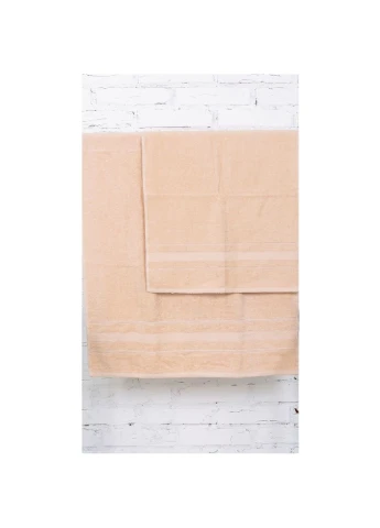 Полотенце MirSon набор банных №5075 Elite SoftNess Ivory 50х90, 70х140 (2200003183139) No Brand молочный