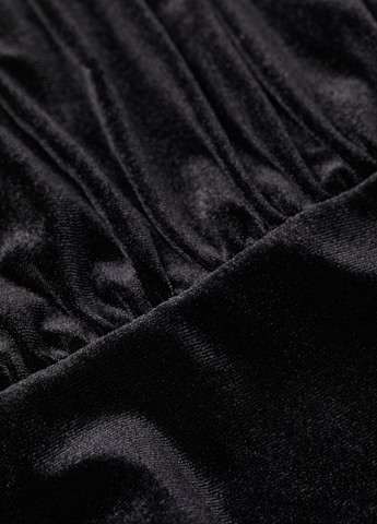 Черное кэжуал сукня H&M однотонное