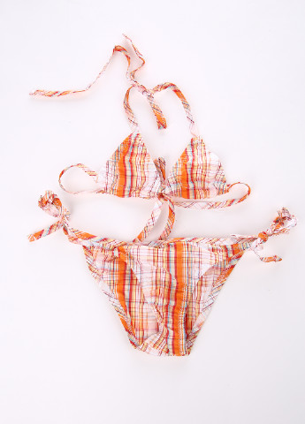 Оранжевый летний купальник (лиф, трусики) Iana