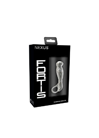 Металлический вибромассажер для простаты и точки G Fortis + смазка 250 мл в подарок Nexus (252297752)