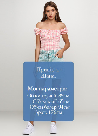 Мятная джинсовая однотонная юбка Bershka а-силуэта (трапеция)