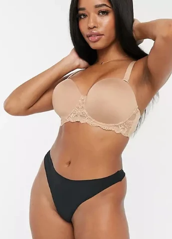 Бежевий бюстгальтер Asos