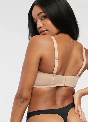 Бежевий бюстгальтер Asos