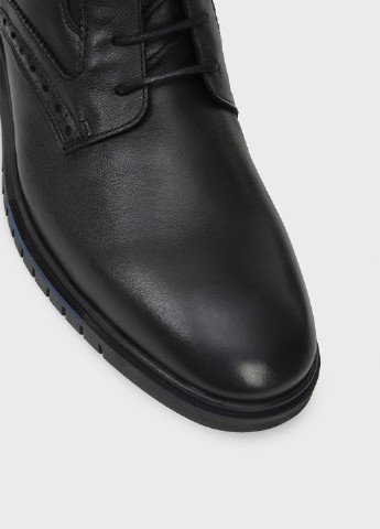 Черные осенние ботинки броги Tommy Hilfiger
