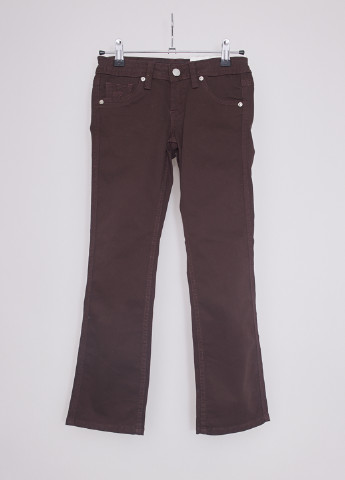 Темно-бордовые демисезонные со средней талией джинсы Pepe Jeans