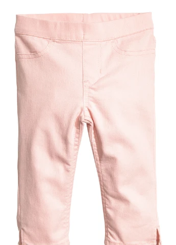 Розовые брюки H&M