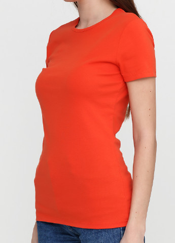 Оранжевая летняя футболка Ralph Lauren