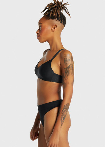 Чорний безшовний бюстгальтер Gymshark без кісточок нейлон