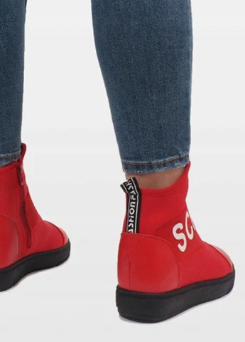 Осенние ботинки Lucky Shoes без декора тканевые