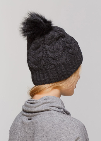 Зимняя теплая женская шапка на флисовой подкладке 550587 Merlini (249643227)