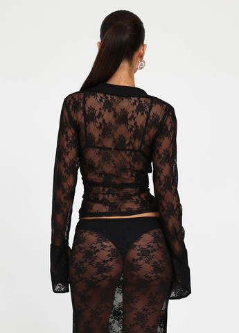 Чорна блуза SHEIN