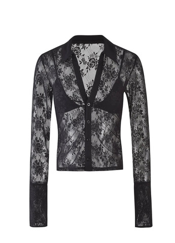 Чорна блуза SHEIN