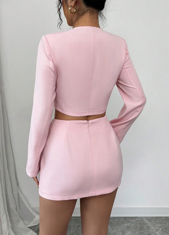 Костюм (жакет, спідниця) SHEIN (337833584)