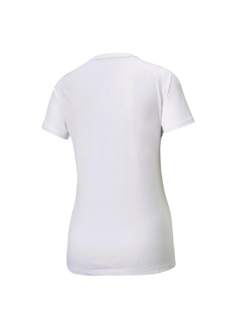 Белая всесезон футболка Puma Train Logo Raglan Tee