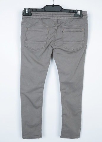 Серые кэжуал демисезонные зауженные брюки Boden