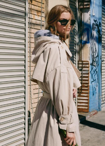 Плащ Nasty Gal тренчкот на гудзиках демісезон (268221180)